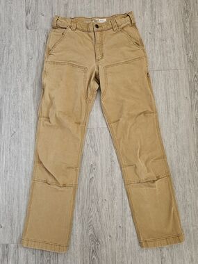 Carhartt 30x32 Men’s Tan Work Pants - Durable Utility Fit